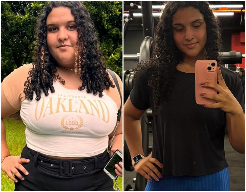 Adolescente de MT elimina 50 quilos sem cirurgia e viraliza nas redes sociais
