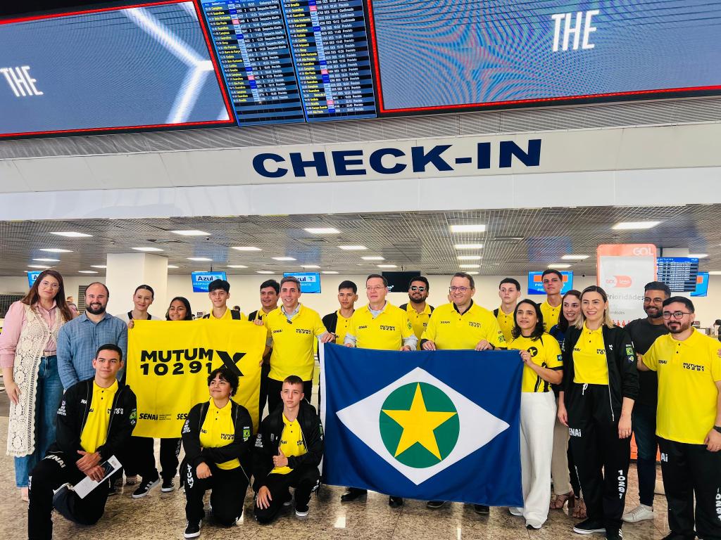 Alunos da Rede Estadual de Nova Mutum embarcam para competição mundial de robótica em Houston