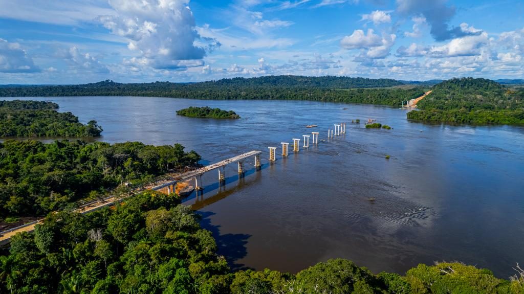 Ponte monumental em MT supera todas as estruturas urbanas de Cuiabá e VG juntas