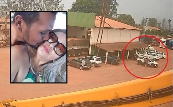 Vídeo mostra o momento em que mulher mata o ex-marido a facadas em Sorriso