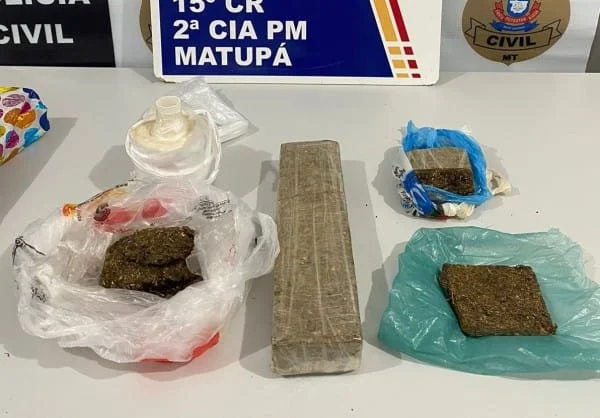 Três traficantes são presos com entorpecentes em Matupá