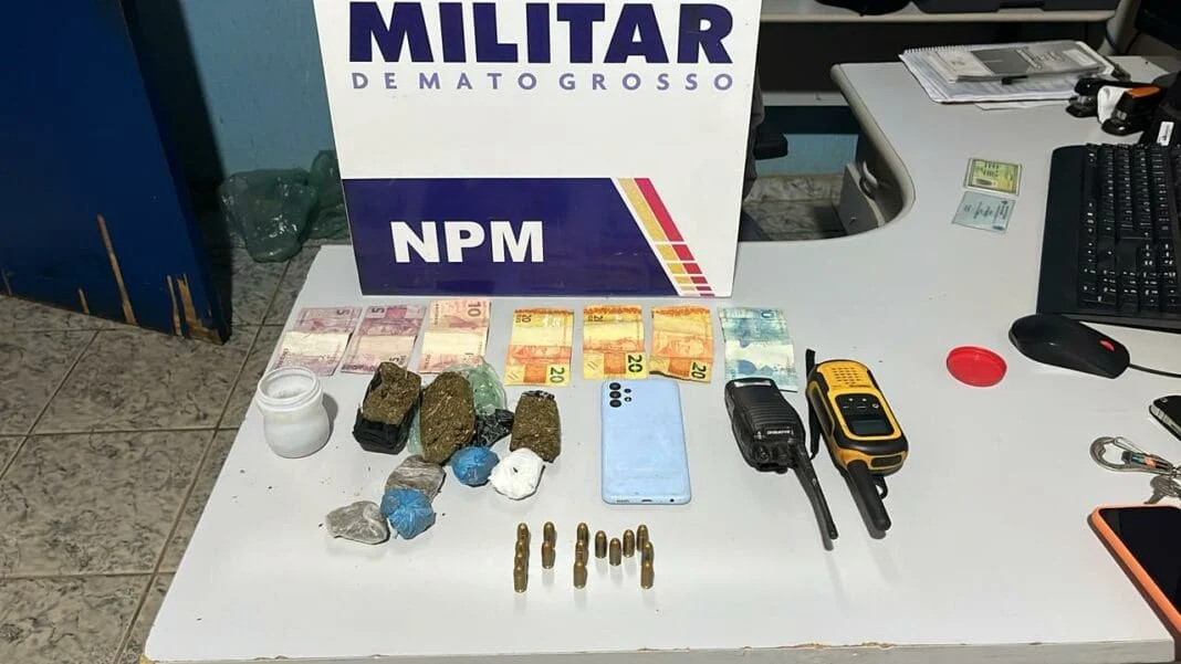 Envolvidos com o tráfico de entorpecentes são detidos em Carlinda