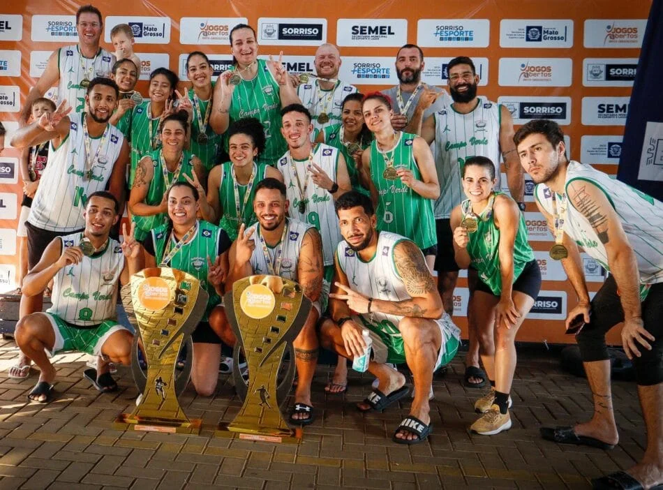 Equipes de Campo Verde, Alta Floresta e Tangará da Serra brilham nos Jogos Abertos Mato-grossenses 2024