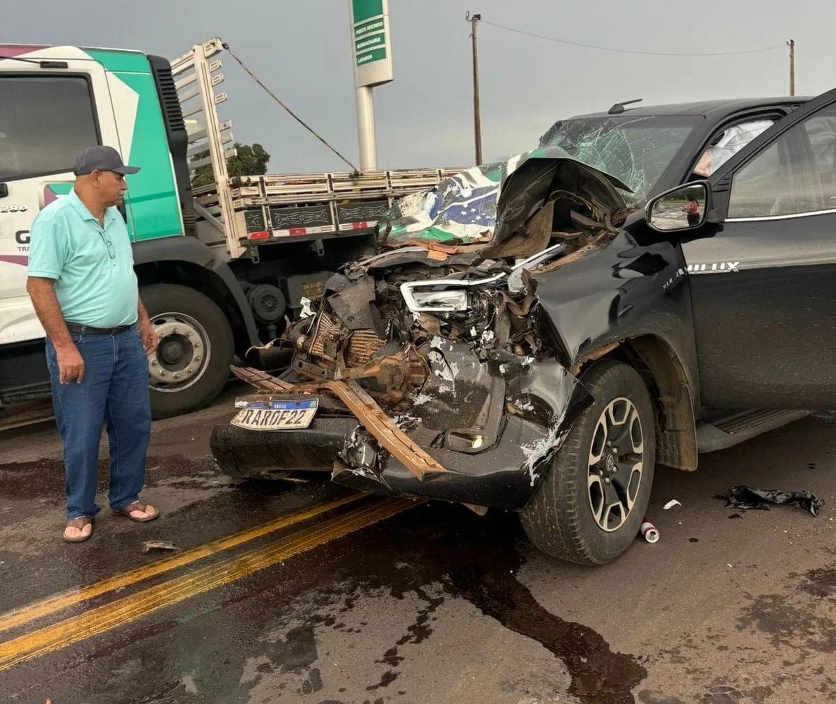 Família de Colíder Escapa de Grave Acidente na BR-163