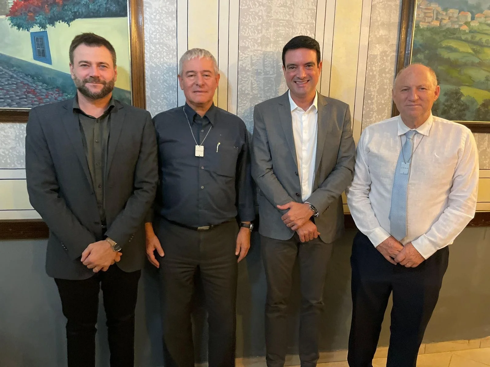 O prefeito eleito de Colíder, Rodrigo Benassi, participou de um jantar em Cuiabá em recepção ao embaixador de Israel, Daniel Zonshine.