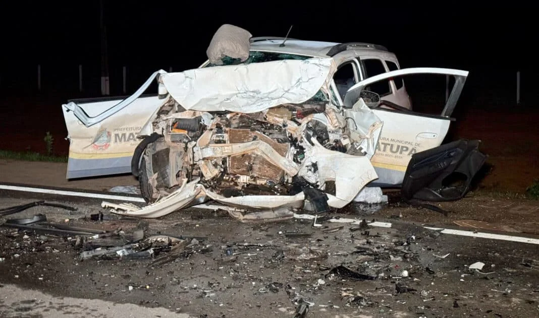 Acidente na BR-163 em Sorriso deixa um morto e cinco feridos; pista interditada