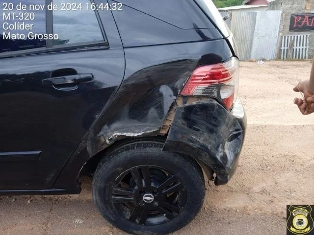 Colisão Sem Feridos na MT-320 em Colíder Envolve Caminhão e Carro
