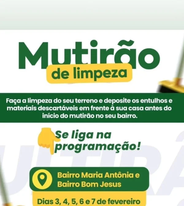 Mutirão da Limpeza avança para novos bairros em Colíder