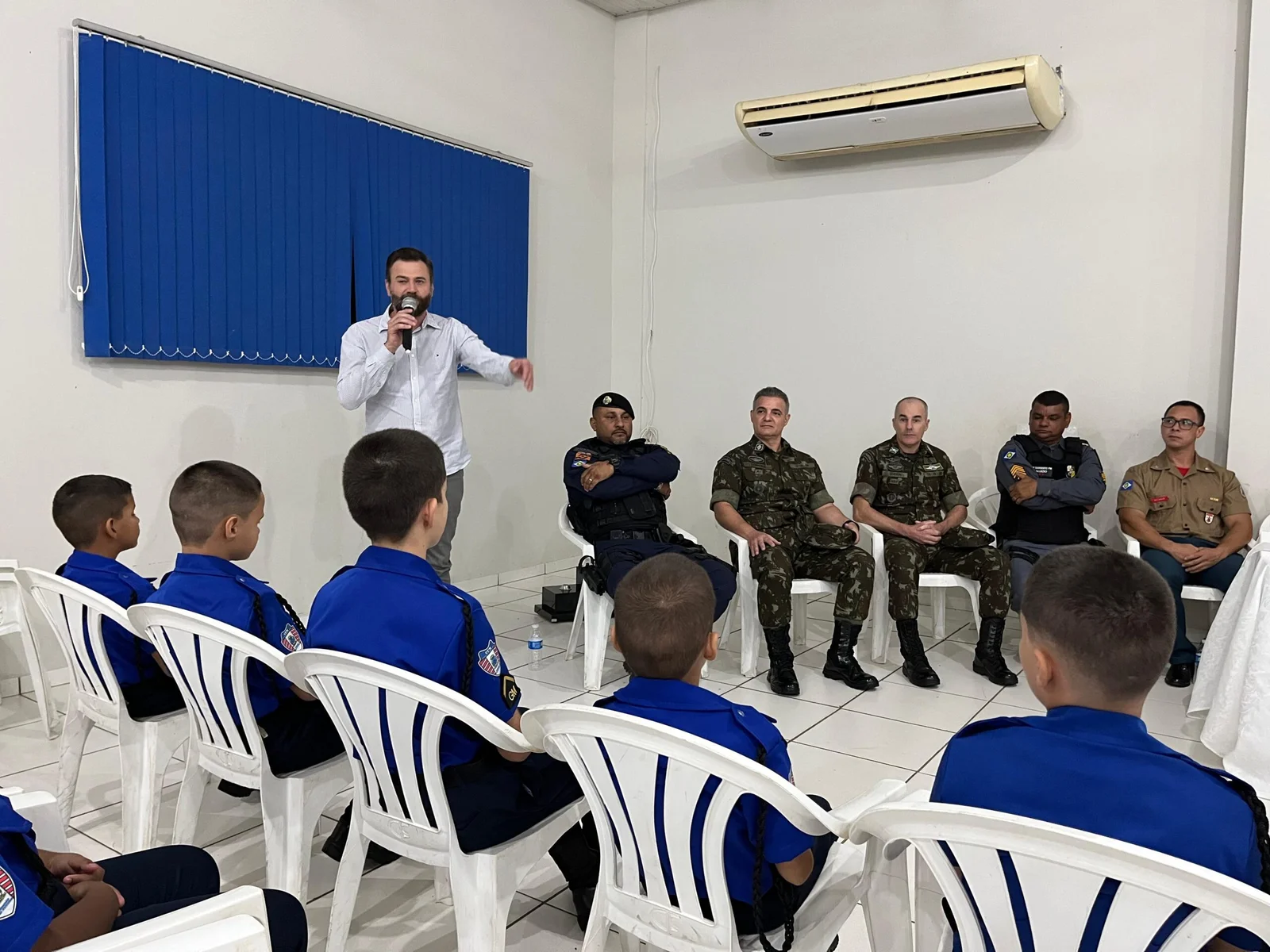 Prefeito Rodrigo Benassi participa de posse da nova diretoria do Centro de Formação da Guarda Mirim de Colíder.