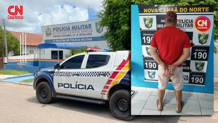 Polícia Militar de Nova Canaã do Norte prende foragido da Justiça na MT-320