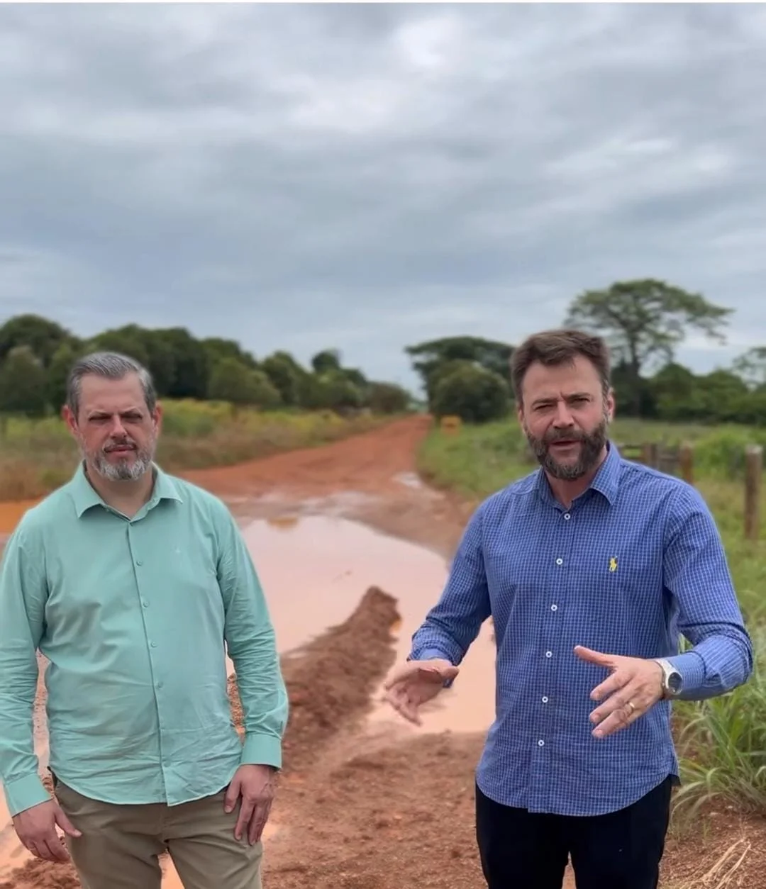 Prefeito Rodrigo Benassi e vice Lourenço Marani intensificam ações para recuperação da MT- 410