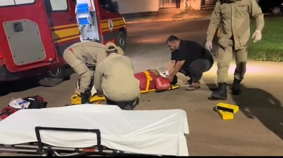 Colisão Entre Motociclistas Deixa Feridos no Centro de Colíder