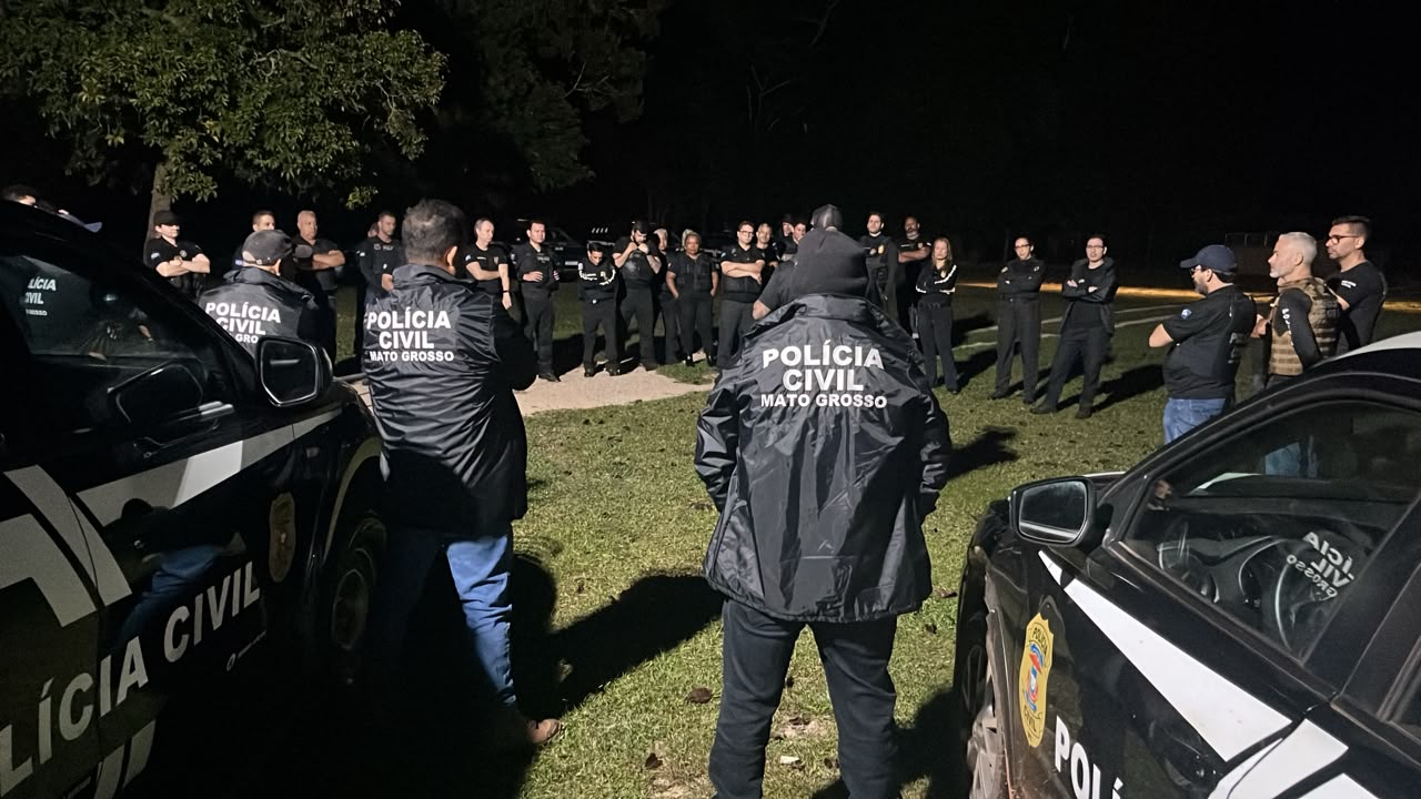 Polícia Civil prende 8 e cumpre 20 mandados contra tráfico em Rosário Oeste