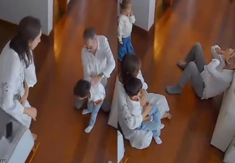 Vídeo de médico após salvar o próprio filho engasgado alerta para risco que pode acontecer em segundos