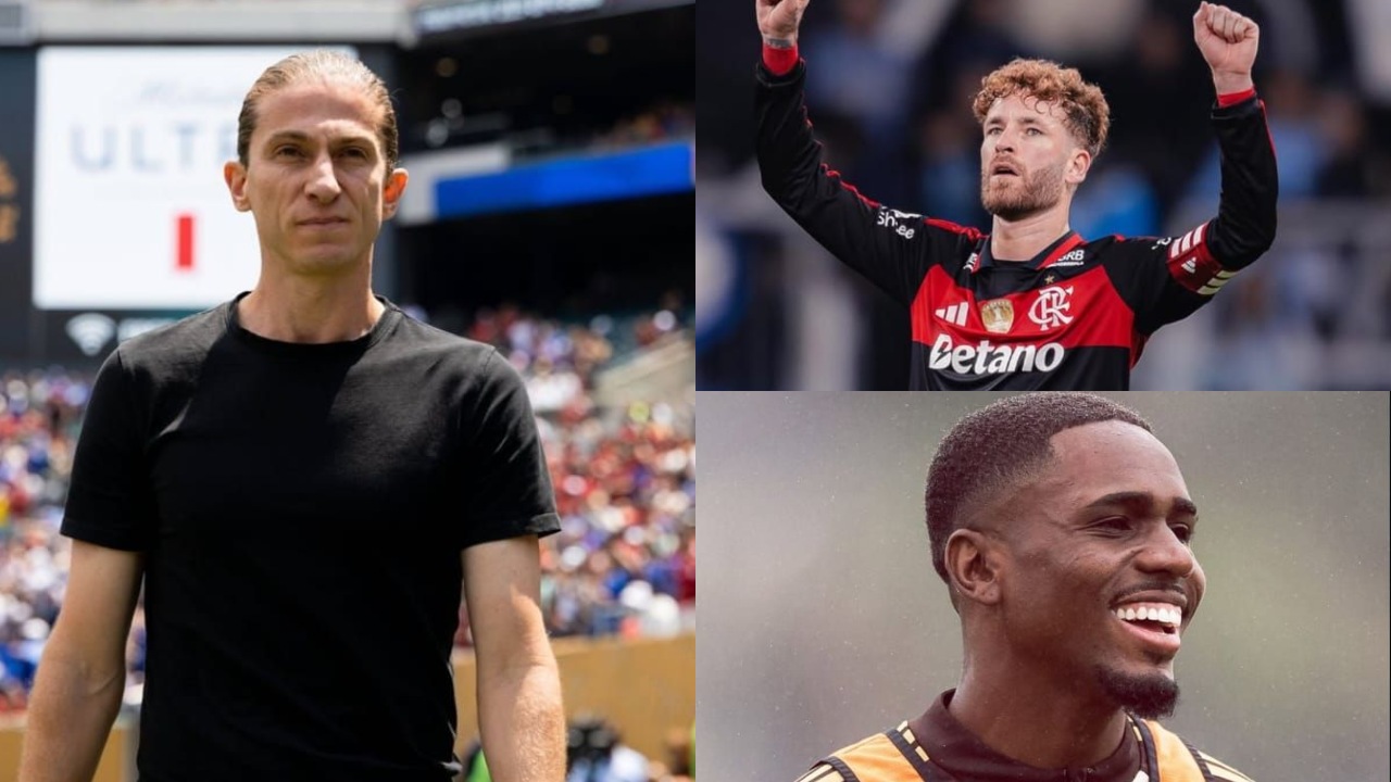 Filipe Luís tenta tirar Evertton Araújo e Léo Pereira do Flamengo
