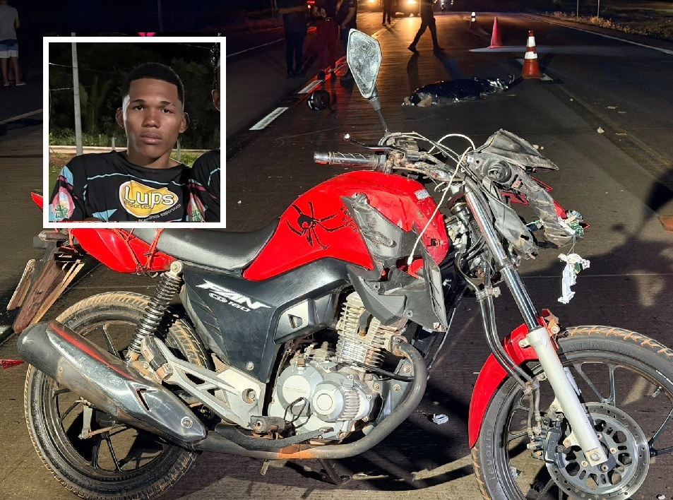 Jovem de 19 anos morre após moto bater em boi na BR-364