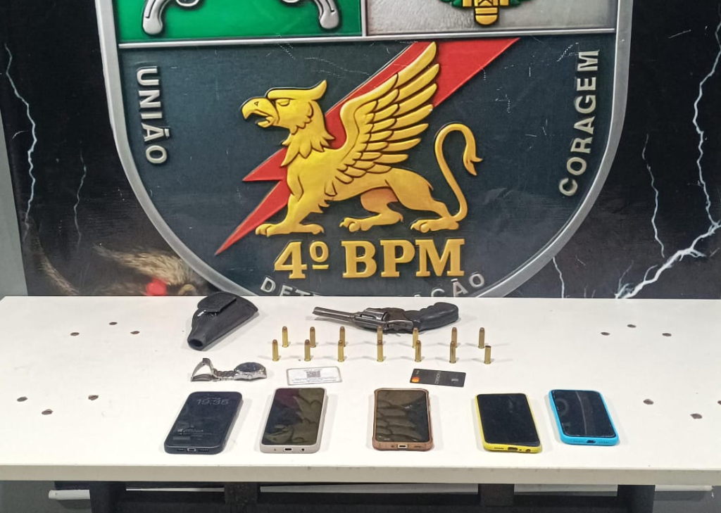 PM prende suspeito de aplicar golpes e apreende arma em Várzea Grande