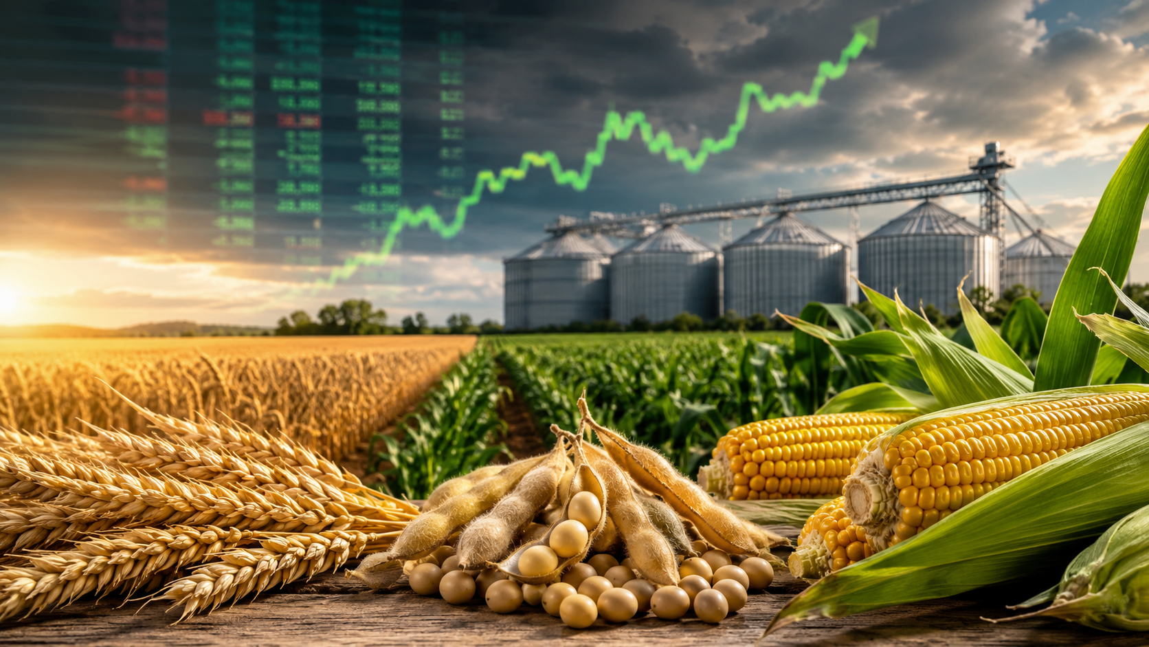 Soja supera US$ 12 em Chicago e commodities começam a semana em alta