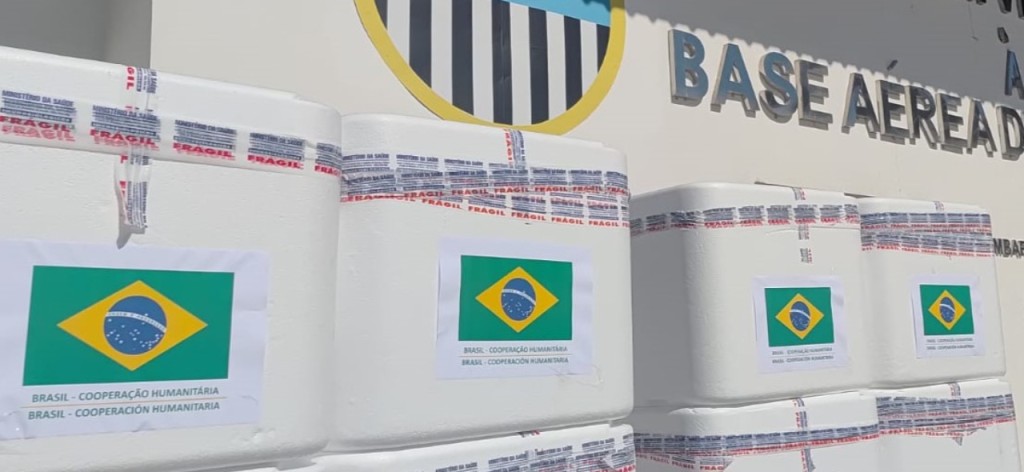 Brasil envia 4,5 toneladas de vacinas para apoio humanitário à Venezuela