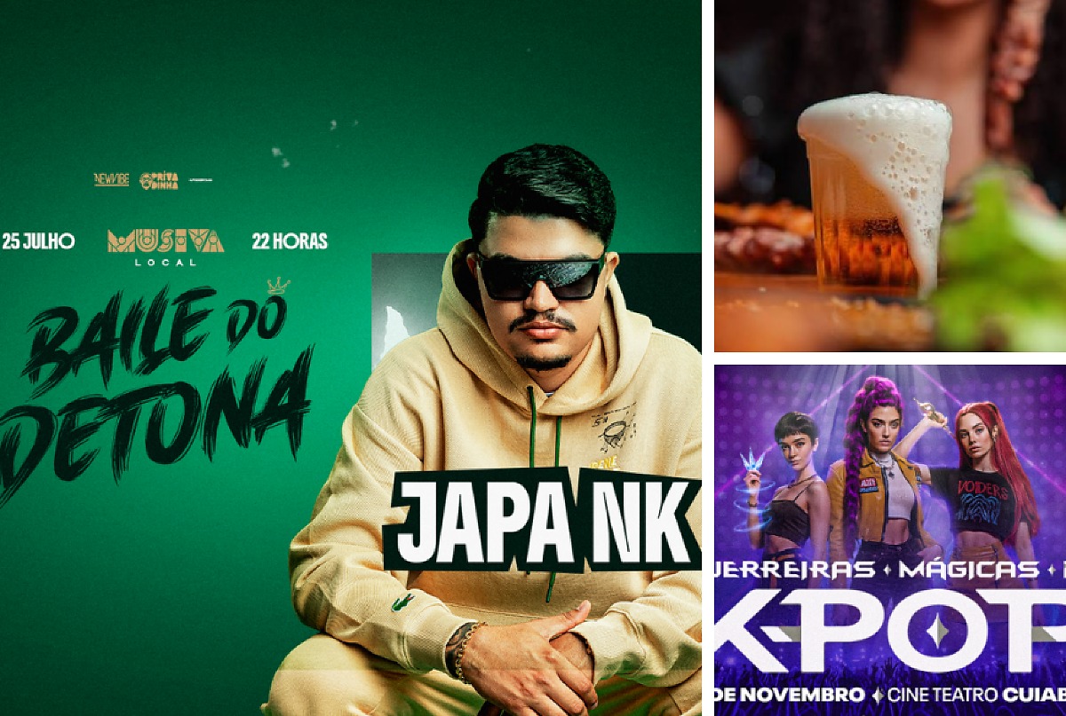 O que fazer em Cuiabá? Rock, sertanejo, funk e teatro agitam o fim de semana