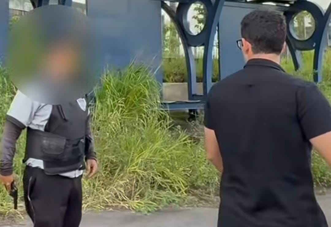 Vigilante armado barra vereador que fiscaliza obra abandonada: ‘Quer prejudicar Lula’
