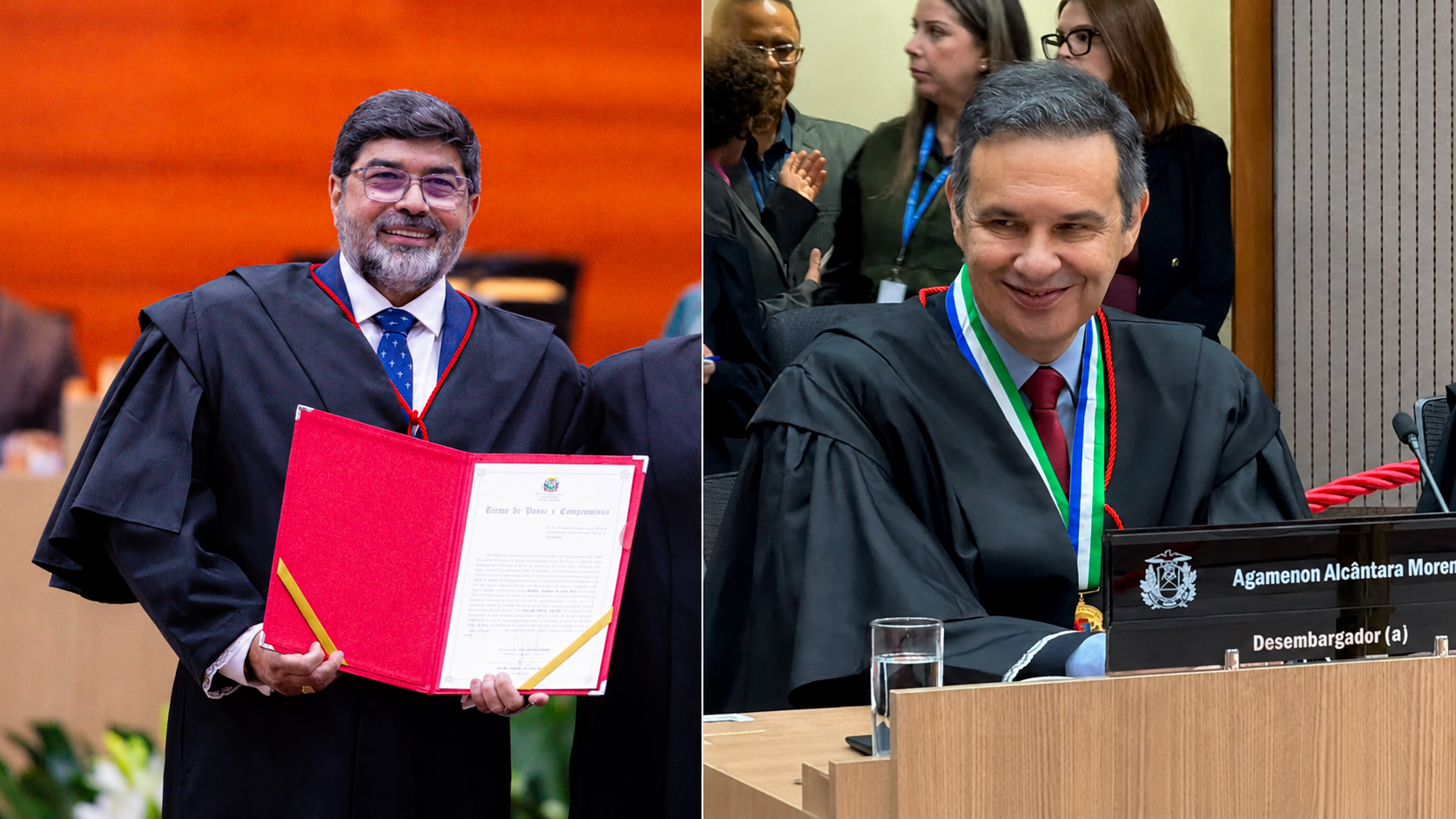 Novos desembargadores transformam posse em homenagem à trajetória, à família e à Justiça