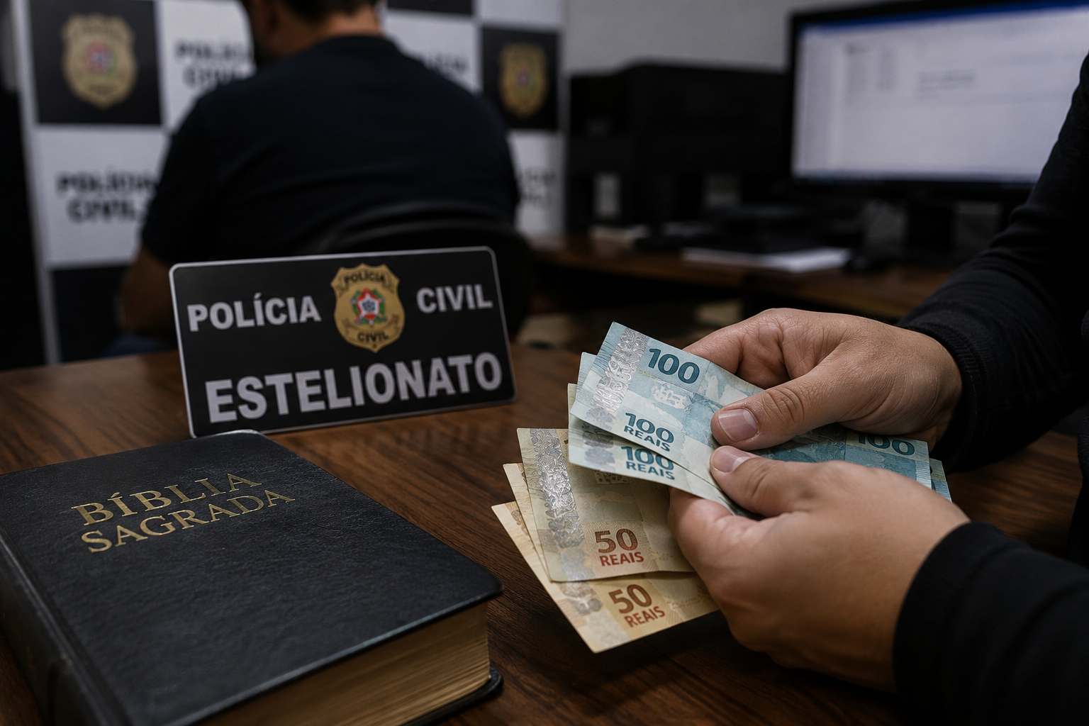 Homem é levado à delegacia após receber R$ 10 mil por promessa de cura espiritual em Alta Floresta