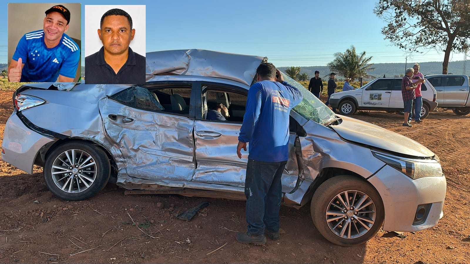 Corolla perde o controle, bate de frente com carreta e deixa dois mortos