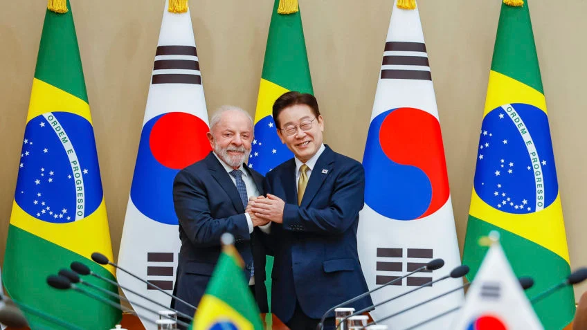 Ao vivo: Lula e presidente da Coreia do Sul fazem declaração conjunta