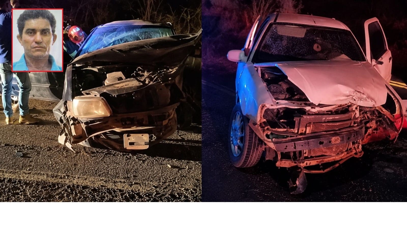 Empresário morre em colisão frontal na Serra do Cacho e família fica ferida em Cáceres