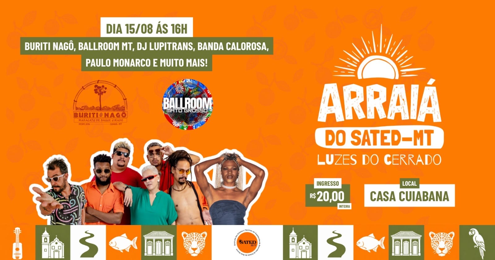 Arraiá do SATED-MT marca retomada do sindicato e celebra a força da cultura mato-grossense em Cuiabá