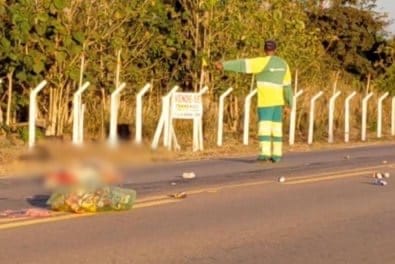 Idoso morre atropelado por rodotrem ao tentar atravessar rodovia em Carlinda
