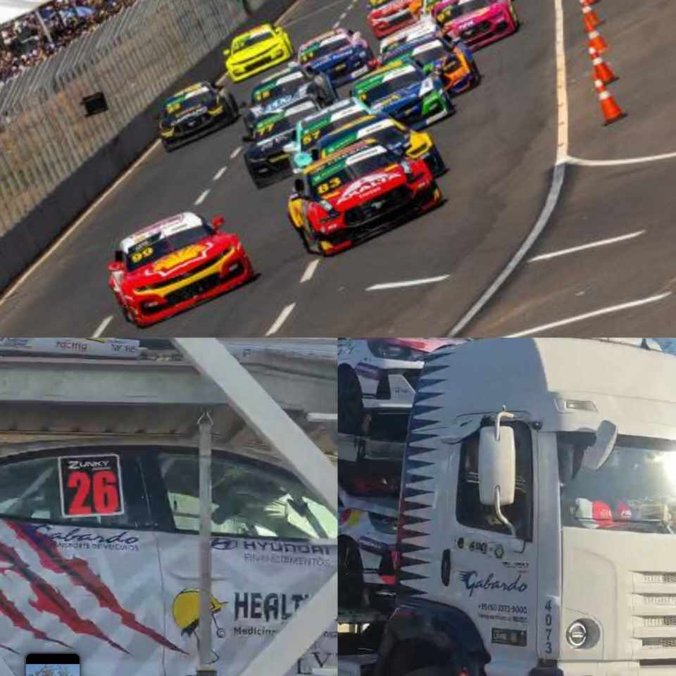 AUTOMOBILISMO: Carretas com os carros que vão competir na NASCAR chegam e seguem para o Parque Novo Mato Grosso para a 1° etapa em Cuiabá – veja o video
