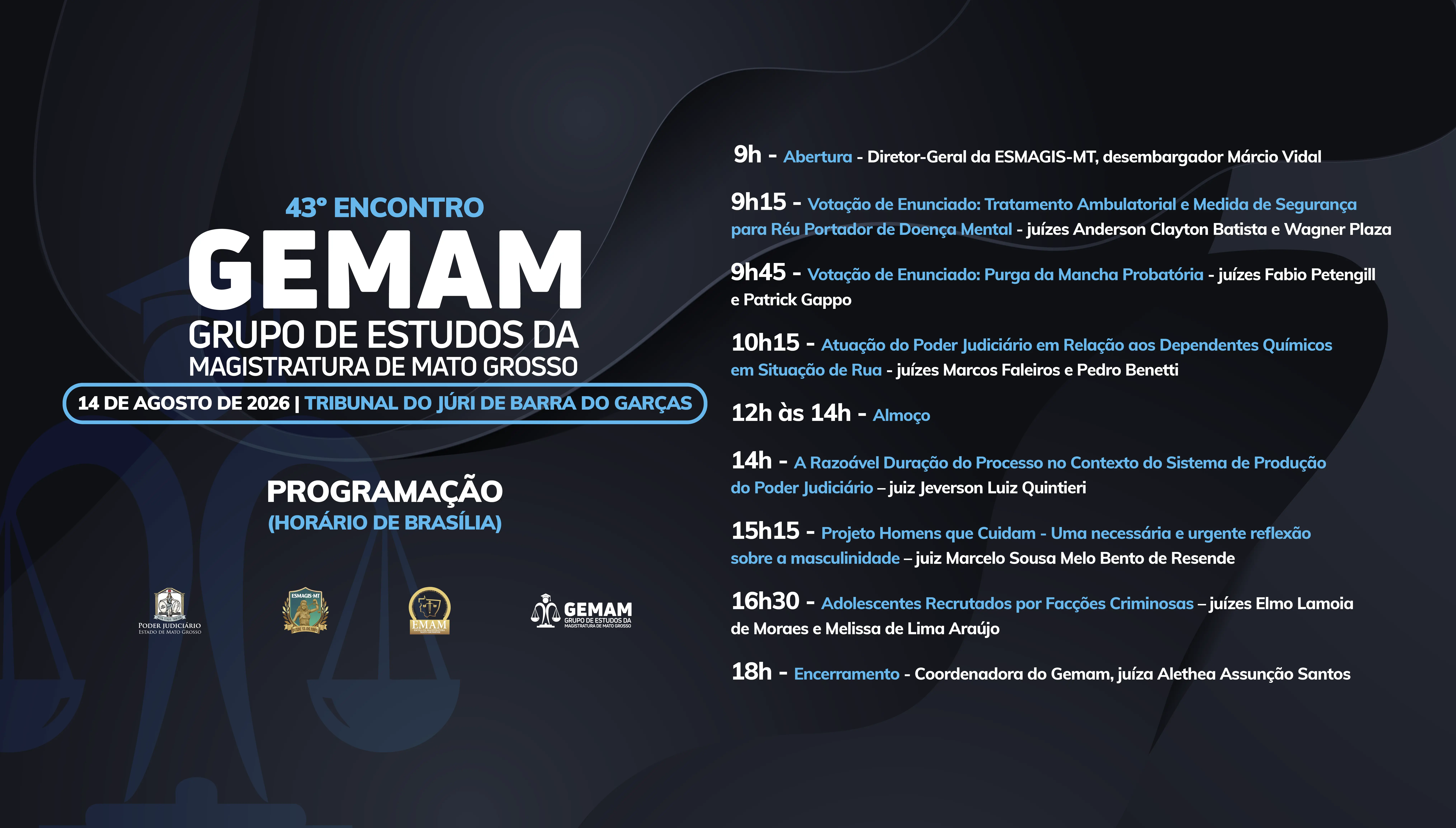 Gemam realiza 43º Encontro em Barra do Garças com votação de enunciados e debates temáticos