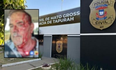 Ex-prefeito fica com rosto ensanguentado após ser atingido com garrafa em restaurante