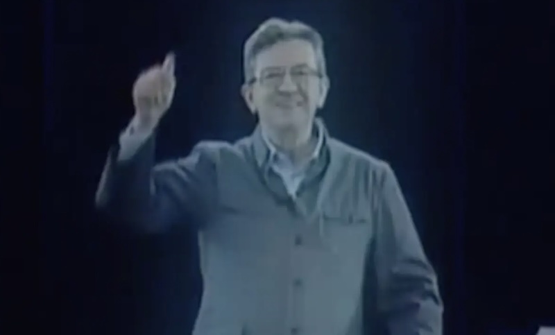 Holograma de Bolsonaro, como na eleição francesa de 2017, foi descartado